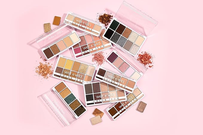 wet n wild Color Icon 10-Pan Eyeshadow Makeup Palette, Yellow Call Me Sunshine, Long Lasting, Shimmer, Metallic, Glittery, Matte, Rich Smooth Pigment, Cruelty Free