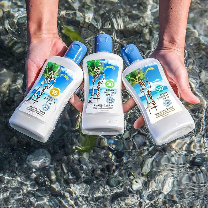 Panama Jack Sunscreen Suntan Lotion - SPF 50, Broad Spectrum UVA/UVB Protection, PABA, Paraben, Gluten & Cruelty Free, 6 FL OZ (Pack of 6)