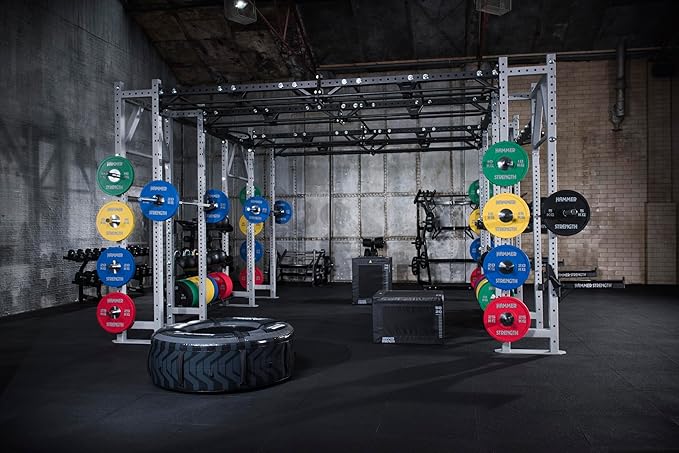 Hammer Strength 55Lb Red Urethane Bumper Plate