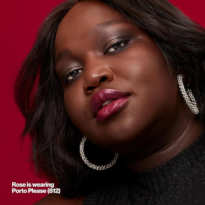 Revlon Super Lustrous Lipstick, Creamy Formula For Soft, Fuller-Looking Lips, Moisturized Feel, 812 Porto Please, 0.15 oz