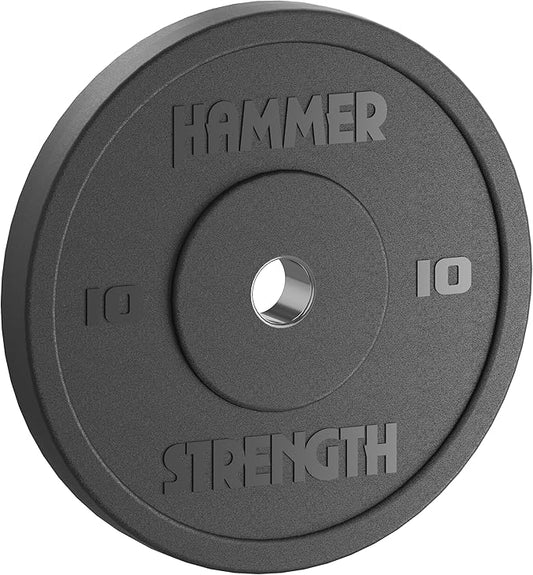 Hammer Strength 10Lb Black Standard Rubber Bumper Plate