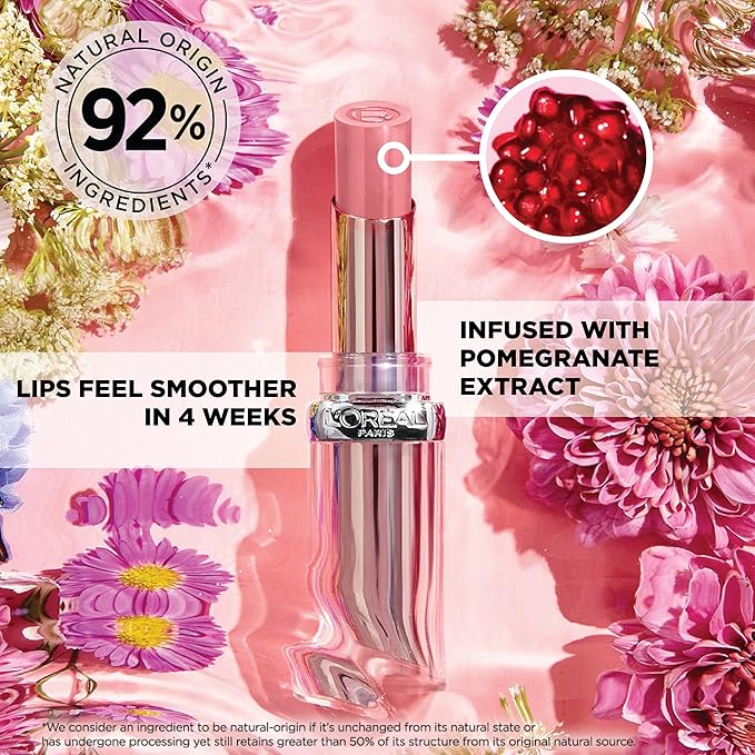 L'Oreal Paris Glow Paradise Hydrating Balm-in-Lipstick with Pomegranate Extract, Cherry Wonderland, 0.1 Oz
