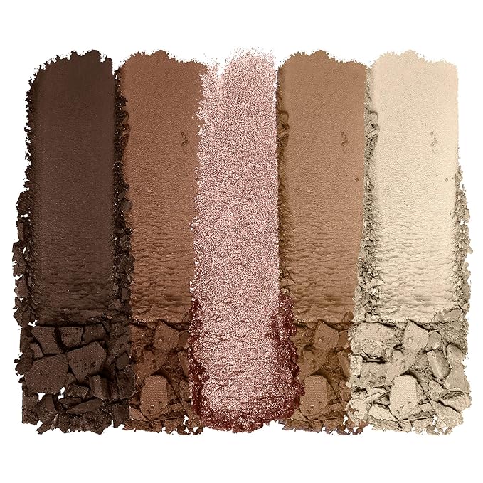 wet n wild Color Icon Eyeshadow Makeup 5 Pan Palette, Matte, Shimmer, Metallic, Long Wearing, Rich Buttery Pigment, Cruelty Free - Walking On Eggshells