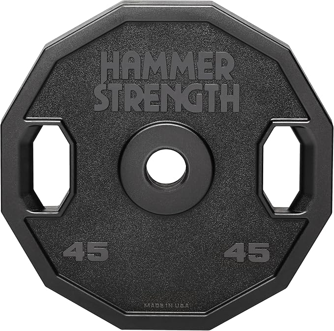 Hammer Strength 45Lb 12 Sided Urethane Olympic Plate