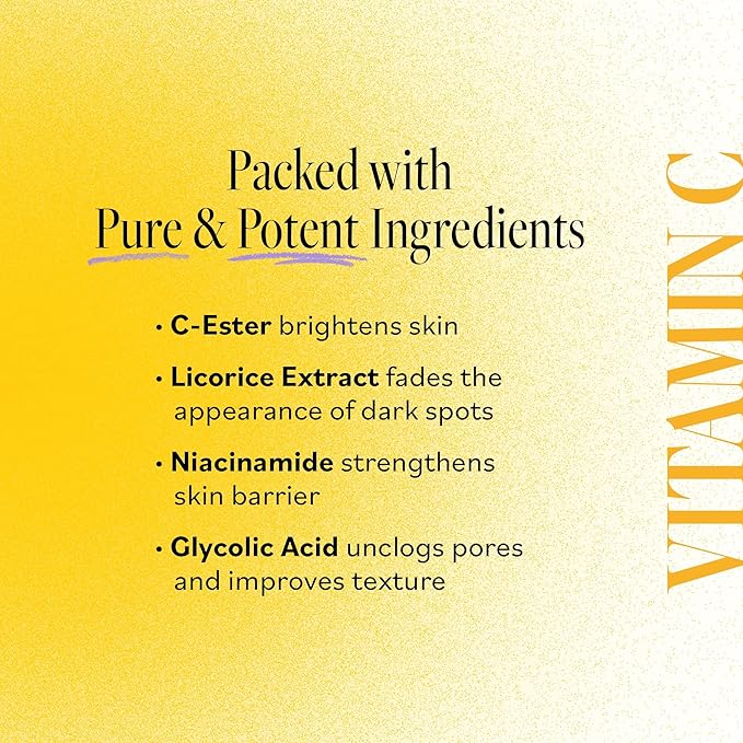 Derma E Vitamin C Cleanser - Daily Brightening & Hydrating Face Wash to Even Out Skin Tone – Moisturizing Face Cleanser for a Radiant Glow, 6 fl oz