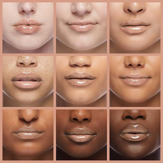 wet n wild MegaSlicks Lip Gloss, Ultra-Glossy, Vitamin-E Enriched, Ultra-Gloss High Shine Moisturizing, Cruelty-Free & Vegan - Champagne Please