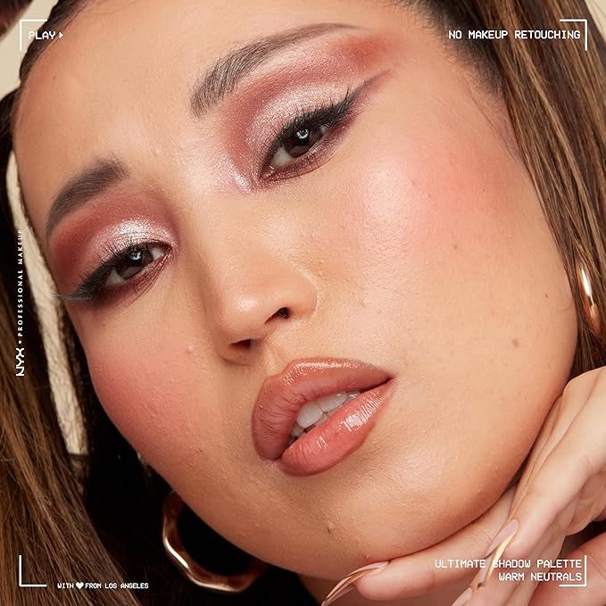 NYX PROFESSIONAL MAKEUP Ultimate Shadow Palette, Eyeshadow Palette - Warm Neutrals