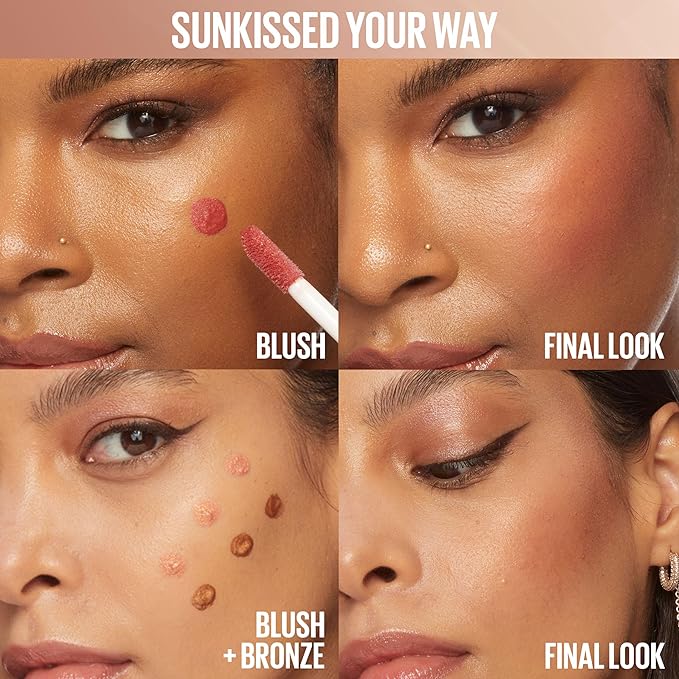 Maybelline Sunkisser Multi-Use Liquid Blush and Bronzer, Blendable, 1 Count