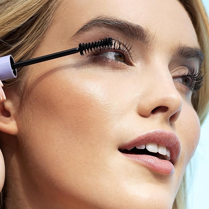 Pacifica Vegan Collagen Fluffy Lash Mascara – Black Thickening & Lengthening Mascara with Plant Fibers, Full Fluffy Lashes, Vegan & Cruelty-Free, 0.24 oz