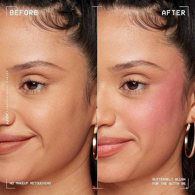 NYX PROFESSIONAL MAKEUP Buttermelt Powder Blush, Fade and The Butta