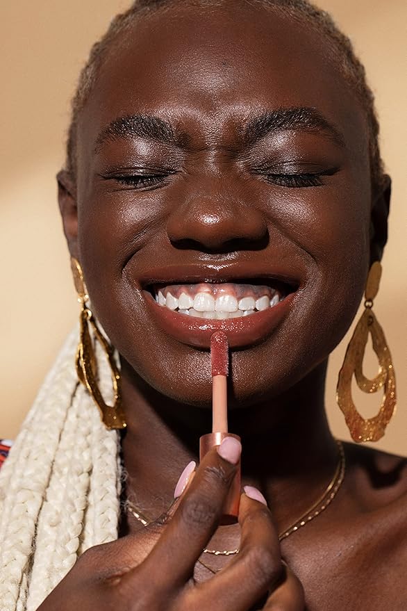 Live Tinted Huegloss High-Shine Lip Gloss - Hydrating, Non-Sticky, Moisturizing Lip Gloss with Hyaluronic Acid, Coconut Oil, and Shea Butter For a Soft Barrier & Seals in Moisture - Warm Spice