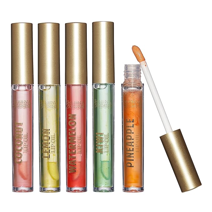 Marina and Demme 5 Piece Tropical Lip Oil Glosses