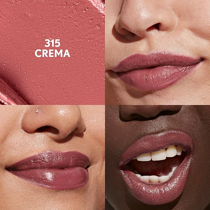 COVERGIRL Clean Lip Color, Crema, Satin Finish, Squalane, Avocado & Aloe, Carmine-Free, Non-Drying, 0.12oz