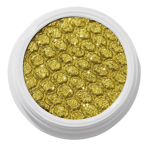 ColourPop Super Shock Shadow - High-Pigment, Crème-Powder Eye Makeup - Single Glitter Eyeshadow with Zero Fallout and Unique Bouncy Texture - Green Juice (0.074 oz)