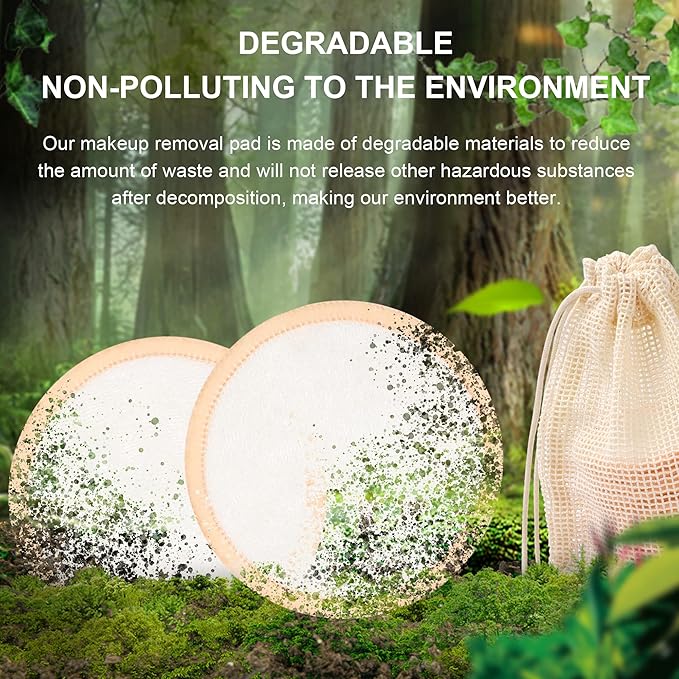 Reusable makeup remover pads -