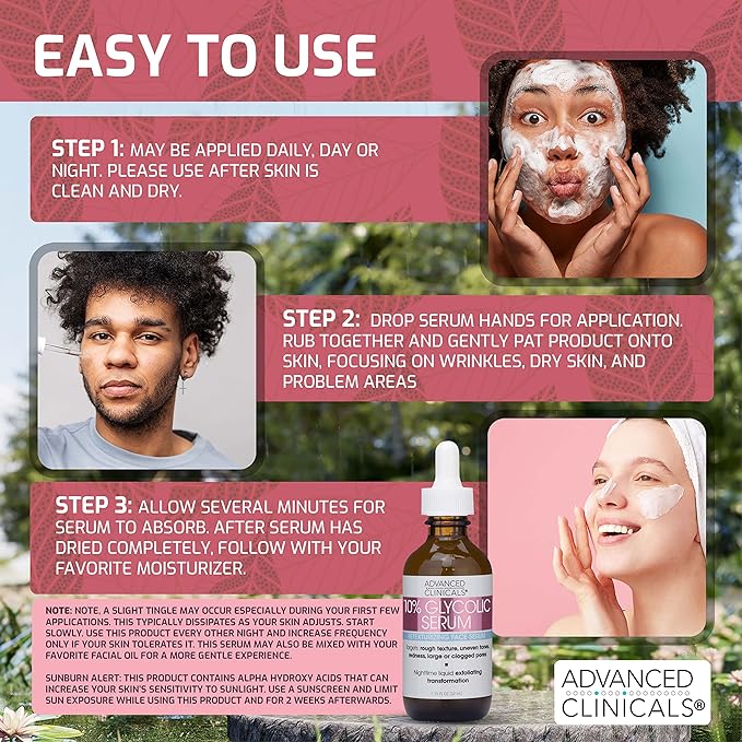 Advanced clinicals 10% glycolic acid