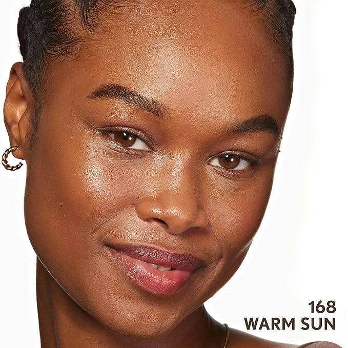 COVERGIRL Clean Invisible Foundation Makeup, Dewy & Glowy Natural Finish, Buildable Coverage, Skin-Like Smooth Look, Vegan, Warm Sun, 1oz