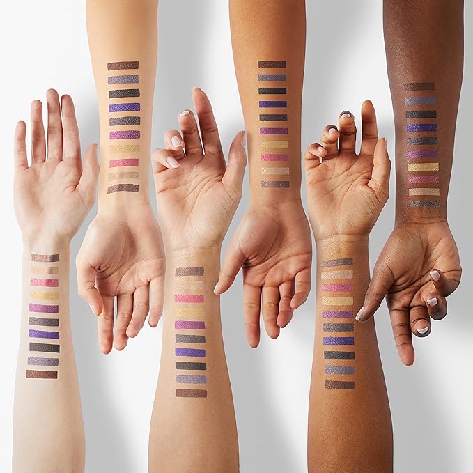 wet n wild Color Icon 10-Pan Eyeshadow Makeup Palette, Long Lasting, Shimmer, Metallic, Glittery, Matte, Rich Smooth Pigment, Cruelty Free - V.I. Purple