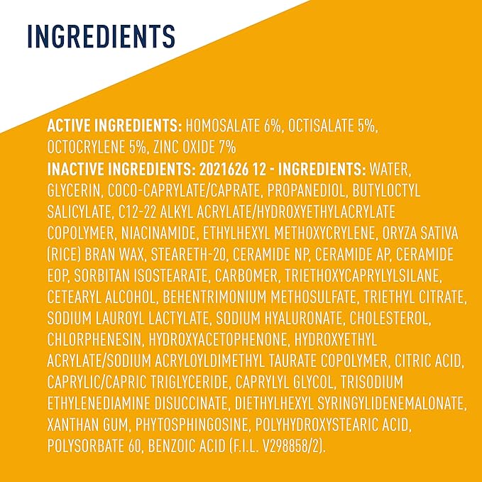 CeraVe Hydrating Sheer Sunscreen SPF 30 for Face and Body | Mineral & Chemical Sunscreen with Zinc Oxide, Hyaluronic Acid, Niacinamides and Ceramides| Paraben Free Fragrance Free | 3 Ounces