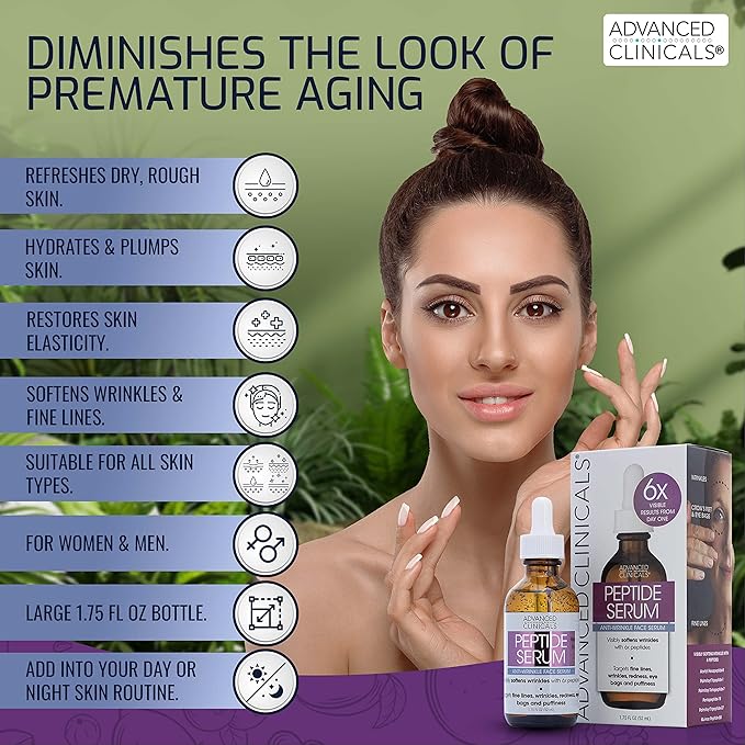 Advanced clinicals 6x concentrate peptides