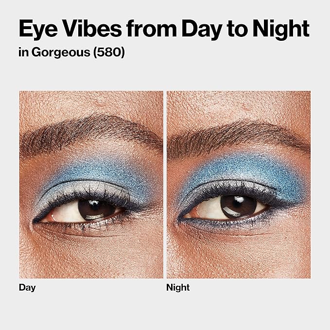 REVLON ColorStay Day to Night Eyeshadow Quad, Longwear Shadow Palette with Transitional Shades and Buttery Soft Feel, Crease & Smudge Proof, 580 Gorgeous, 0.16 oz