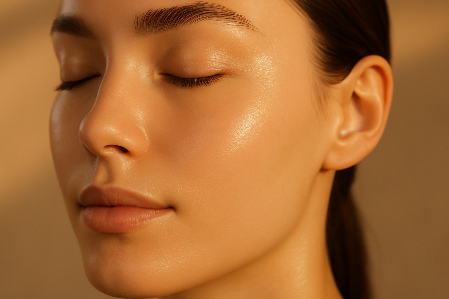 skin feels hydrated, glowy, and calm